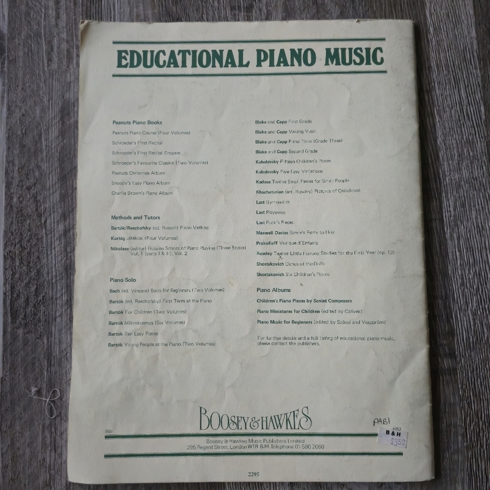 Mixed Piano Classical Sheet Music Bundle Mozart Burgmuller 5 Books - Picture 12 of 16